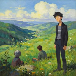 a beautiful scenic painting by artgerm and wlop and mark romanek and spike jonze