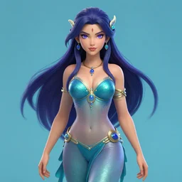 a beautiful pisces woman, artstation