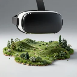 virtual reality landscape digital art