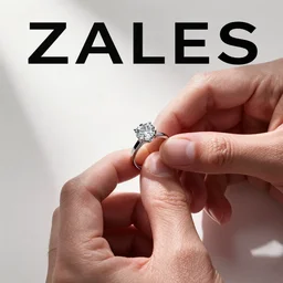 hands modelling diamond ring, Zales ad