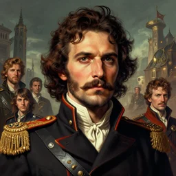 portrait of a spanish communist revolutionary mocito feliz, colourised, face portrait, epic, tragic, military art, fantasy, dieselpunk, hd shot, digital portrait, beautiful, artstation, comic style, by artgerm, guy denning, jakub rozalski, magali villeneuve and charlie bowater