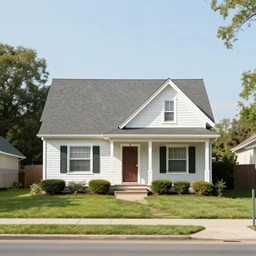 a lonely house in the neighborhood