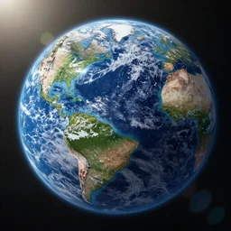 The last day on the Earth, view from the space