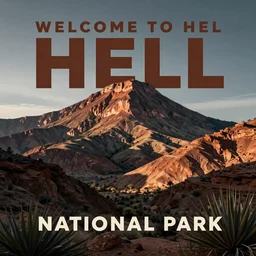 Welcome to Hell National Park! Tourism Poster