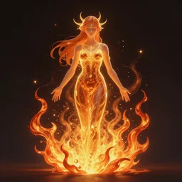 liquid fire, benois alexandre, magical, concept art, art nouveau, reylia slaby, peter gric, trending on artstation, volumetric lighting, cgsociety