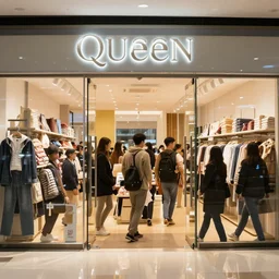 the queen shopping