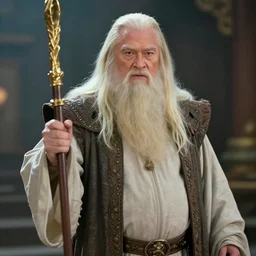 chow yun - fat as gandalf in the movie'' kung pow 2'' ( 2 0 2 6 )