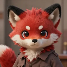 character vn expression of a cute male redblack weasel fursona | | adorable, detective fursona on the case, key visual, realistic shaded perfect face, tufted softly, fine details by stanley artgerm lau, wlop, rossdraws, james jean, andrei riabovitchev, marc simonetti, and sakimichan, trending on weasyl
