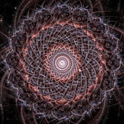 infinite recursion fractal geometry, macro photography, high quality, 8 k