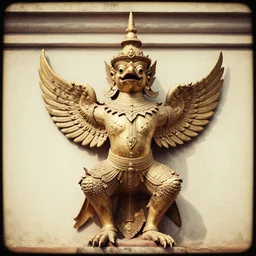 vintage photography of garuda