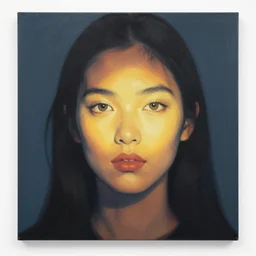 never let them take the light behind your eyes, painted by Peter Saville