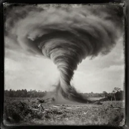 tintype photo of a twister