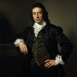 danny trejo painted by jan vermeer, aristocratic pose, high contrast