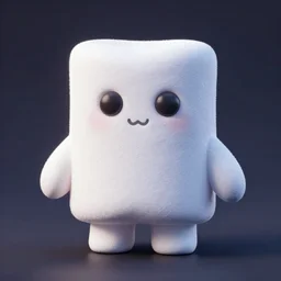a mutant marshmallow form, artstation, octane render
