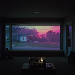 gregory crewdson interior photography, cassette futurism, cosmic psychedelic horror, suburban home horror, edward hopper liminal space, atmospheric haze, film. film still, 1 6 mm cinematography