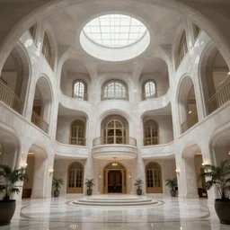 interior of a massive mansion with impossible to describe 4 dimensional design