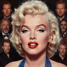 Marilyn Monroe closeup portrait digital painting concept art highly detailed digital illustration by artgerm and donato giancola and Joseph Christian Leyendecker, Ross Tran, WLOP
