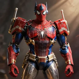 spider man as optimus prime photorealistic