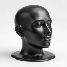 a head made out of melting metal, it is of black and golden and red color, it is wearing sunglasses and a hat, there are flowers all around it, blue paint melting, vogue cover style, demonic style, thomas kinkade style