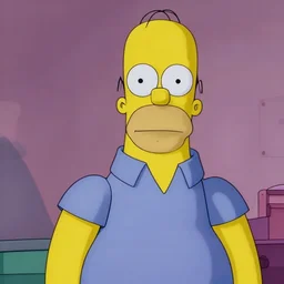 homer simpson photorealistic meth