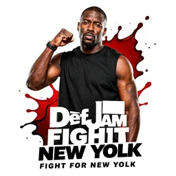 poster, splash art, method man in def jam fight for new york