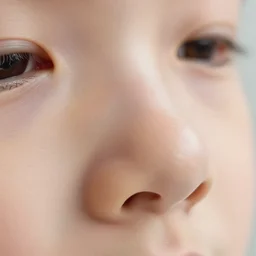 closeup photo of the cutest nose ever, 8 k