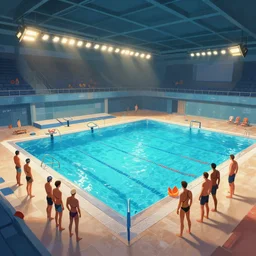 photo the last us part 2 swimming pool : 5 4 k rtx hdr volume light concept studio matte painting environement digital illustration fanart artstation by eytan zana and balazs agoston, jad saber, aaron limonick, pablo dominguez and florent lebrun and robby johnson