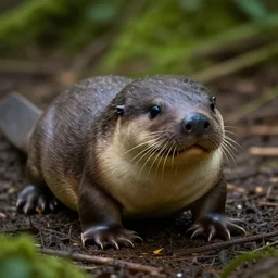 detailed photograph of a platypus in a forest, national geographic, realistic, cinematic lighting, 8 k, cute, adorable