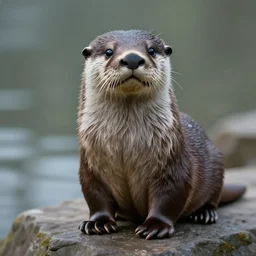 Soviet otter futurism. 8k resolution, extremely detailed.