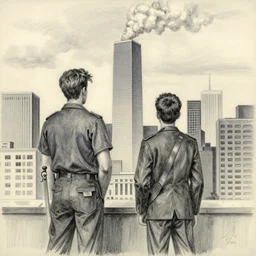 thomas kinkade draws 9/11