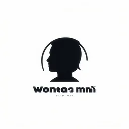 a wandering mind, logo, simple white background victo ngai, kilian eng, behance hd logo design, arstation
