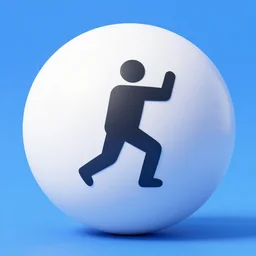 logic rapping on top of a large ball