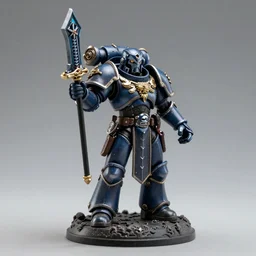 warhammer fantasy chaos warrior toy statue, sensual, cinematic, studio light, 8 k