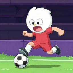 garnet from steven universe playing soccer