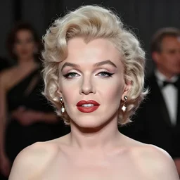 a close up portrait of marylin munroe aged 4 5 with background scenery by juergen teller, iris van herpen, rankin, ring - flash