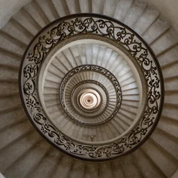 fractal Escher, 4k, stairwells