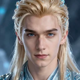 portrait of handsome blonde young male ice element wizard, high detail, cleary see face, detailed eyes, by gaston bussiere, bayard wu, greg rutkowski, auguste bourotte, odd nerdrum, maxim verehin, dan dos santos, masterpiece, sharp focus, cinematic lightning