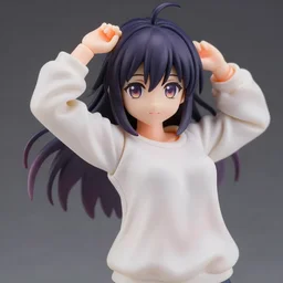 complete figure of apple wearing a comfy blouse, personification, tsurime eyes, tareme eyes, eyes by kon satoshi, dynamic pose, amiami, aniplex, kotobukiya, beautiful composition, 4 5 mm lens, focal length 2, hdr