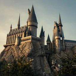 dystopian hogwarts castle