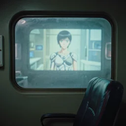 fuji 5 0 r, 3 5 mm ; closeup alien film still of medical bay interior with leather seat foggy scene window wall view like ; in the background projection of beautiful hyperrealistic film still from medical movie of seinen manga cyborg scene in style of 1 9 9 0 frontier in porcelain 3 5 mm photography magazine architectural studio edition, highly detailed, cinematic lighting, 8 k