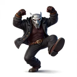 doomguy dancing on a white background