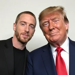 eminem and trump selfie