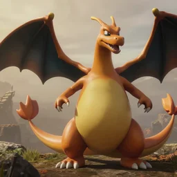 Film still of Charizard, from Red Dead Redemption 2 (2018 video game)