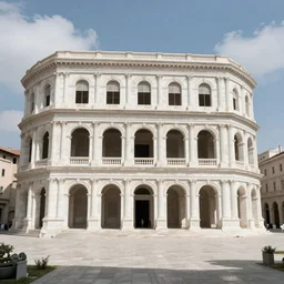 spqr roman palace temple, fully restored, newly built reconstructed, white marble. 8 k hd instagram photo at behance, epic cinematic movie shot, 1 9 9 0 s. adobe lightroom, photoshop