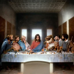 the last supper sci fi style
