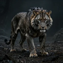 predator, realistic, 4 k, noir style