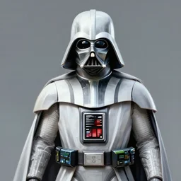 portrait shot of a white darth vader in cyberpunk 2 0 7 7, realistic, professionally, professionally color graded, intricate, elegant, highly detailed, centered, digital painting, artstation, concept art, smooth, sharp focus, illustration, artgerm, tomasz alen kopera, peter mohrbacher, donato giancola, joseph christian leyendecker, wlop, boris vallejo