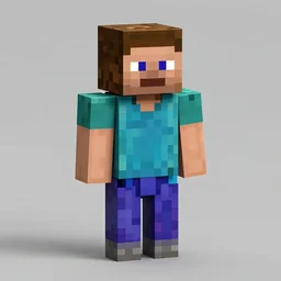 minecraft figurine of pablo picasso