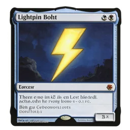 Lightnin Bolt, Magic: the Gathering card