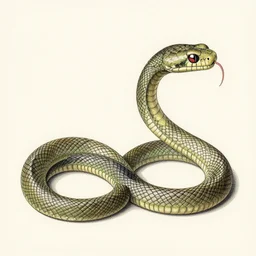 mechanical snake by ernst haeckel, botanical drawing, 4 k, 8 k, beautiful, colourful, simple